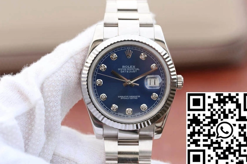 Factory Blue Datejust Dial Rolex M126334-0015 EW 0825